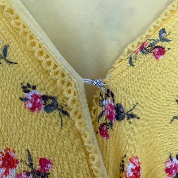 Anthropologie Lost + Wander Mango Tango Wrap Top - Picture 7 of 7
